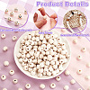 1000Pcs Natural Unfinished Wood Beads WOOD-GA0001-75-4