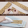 4.8M Iron on/Sew on Ethnic Style Embroidery Flower Acrylic Fibre Hollow Lace Ribbons OCOR-WH0070-101-5