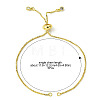 5Pcs Rack Plating Adjustable Brass Slider Bracelet Making MAK-FS0001-03G-4