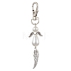 Angel & Wing Alloy Pendant Decoration HJEW-JM02307-4