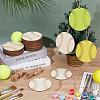 50 Bags Unfinished Wood Pendants AJEW-OC0005-82A-4