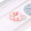 Transparent Resin Finger Rings WG0FCEE-17-1