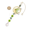 Brass & Resin Elf Hanging Ornaments HJEW-TA00221-3