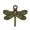Tibetan Style Alloy Pendants TIBEP-Q061-41AB-LF-1