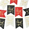 60Pcs 3 Colors Hot Stamping Thank You Paper Gift Tags CDIS-FS0001-06-2