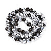 Electroplate Glass Beads Strands GR8MMY-01S-2