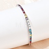 925 Sterling Silver Micro Pave Cubic Zirconia Tennis Bracelets for Women BJEW-C117-01A-P01-1