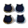 Electroplate Two Tone Glass Mood Beads GLAA-Z007-12B-2