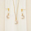 10Pcs Natural Freshwater Shell Pendants SHEL-SZ0001-05-5