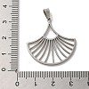 304 Stainless Steel Pendants STAS-O005-11P-3