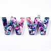 Transparent Epoxy Resin Pendants CRES-S364-001W-1