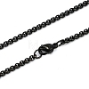 201 Stainless Steel Hollow Moon Cat Shaped Pendant Box Chain Necklaces LS-NJEW-M010-06-3