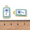 Printed Brass Pendants KK-CBAF9BC-16G-05-3
