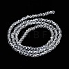 Electroplate Transparent Glass Beads Strands X-EGLA-A035-T3mm-A19-2