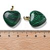 Synthetic Malachite Pendants G-G956-B14-G-3