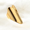 304 Stainless Steel Open Cuff Ring RJEW-Q775-01G-3