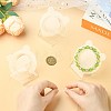 4Pcs Clear Acrylic Slant Back Single Bracelet Bangle Display Stands AC-FS5191-01C-5