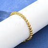 Brass Beaded Stretch Bracelets for Men Women BJEW-G736-04G-3