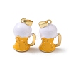 Brass Enamel Pendants KK-F924-09G-02-1