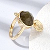 Brass Cuff Rings for Women GG-CBA7610-10G-07-3