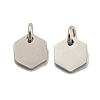 304 Stainless Steel Charms STAS-P356-01P-1