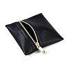 Imitation Leather Jewelry Storage Zipper Bags ABAG-G016-01A-05-3