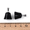 Natural Obsidian Pendants G-N349-15P-01-3