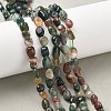 Natural Indian Agate Nuggets Beads Strands G-J335-02-5