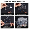 3 Styles Waterproof Self Adhesive Stamping Stickers Sets DIY-CP0011-04D-6