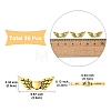 30Pcs Tibetan Style Alloy Angeltee Beads TIBEB-YW0001-32AG-3