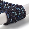 Transparent Glass Beads Strands X1-EGLA-A034-T4mm-MB15-1