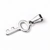 Non-Tarnish 304 Stainless Steel Pendants STAS-I127-055P-2