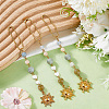 3Pcs Natural Gemstone Beads Pendant Decorations HJEW-CN0001-49-3