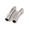 Tarnish Resistant 304 Stainless Steel Bayonet Clasps STAS-I013-4mm-2