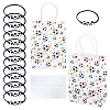 16Pcs Football Paper Bags DIY-PH0032-50-1