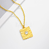 Alloy Crystal Rhinestone Pendant Necklaces FS-WG93701-03-1