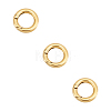 3Pcs Ion Plating(IP) 304 Stainless Steel Spring Gate Rings STAS-UN0059-42-1