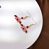 Alloy & Enamel Dangle Earrings FS-WG5EC0A-01-1