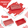 Foldable Paper Drawer Boxes with Clear Plastic Cover CON-WH0095-68A-02-2