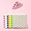 45Pcs 9 Colors Kraft Paper Bags CARB-FS0001-01-9