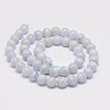 Natural Blue Lace Agate Bead Strands G-K153-B02-8mm-AB-2