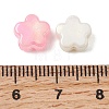 UV Plating Opaque Acrylic Beads OACR-G058-17D-3