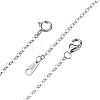 6Pcs 6 Style Sterling Silver Cable Chain Extender FIND-TA0002-40-3
