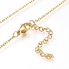Easter Theme Brass Micro Pave Clear Cubic Zirconia Pendant Necklaces X-NJEW-L146-20G-4