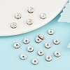 Brass Grade A Rhinestone Spacer Beads RB-A014-Z6mm-17S-4
