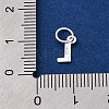 925 Sterling Silver Letter Charms LS-STER-C012-01S-L-3