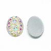 Resin Cabochons CRES-Q194-13x18-10AB-2