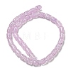 Transparent Crackle Glass Beads Strands GLAA-NH0001-04H-2