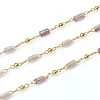 3.28 Feet Handmade Natural Amethyst Beaded Chains X-CHC-E021-01I-1