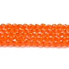 Transparent Glass Beads Strands LS-GLAA-H021-04-26-2